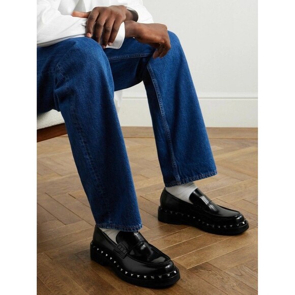 Valentino Garavani Rockstud M-Way Loafers Mens EU 42.5 $1190 main image 6